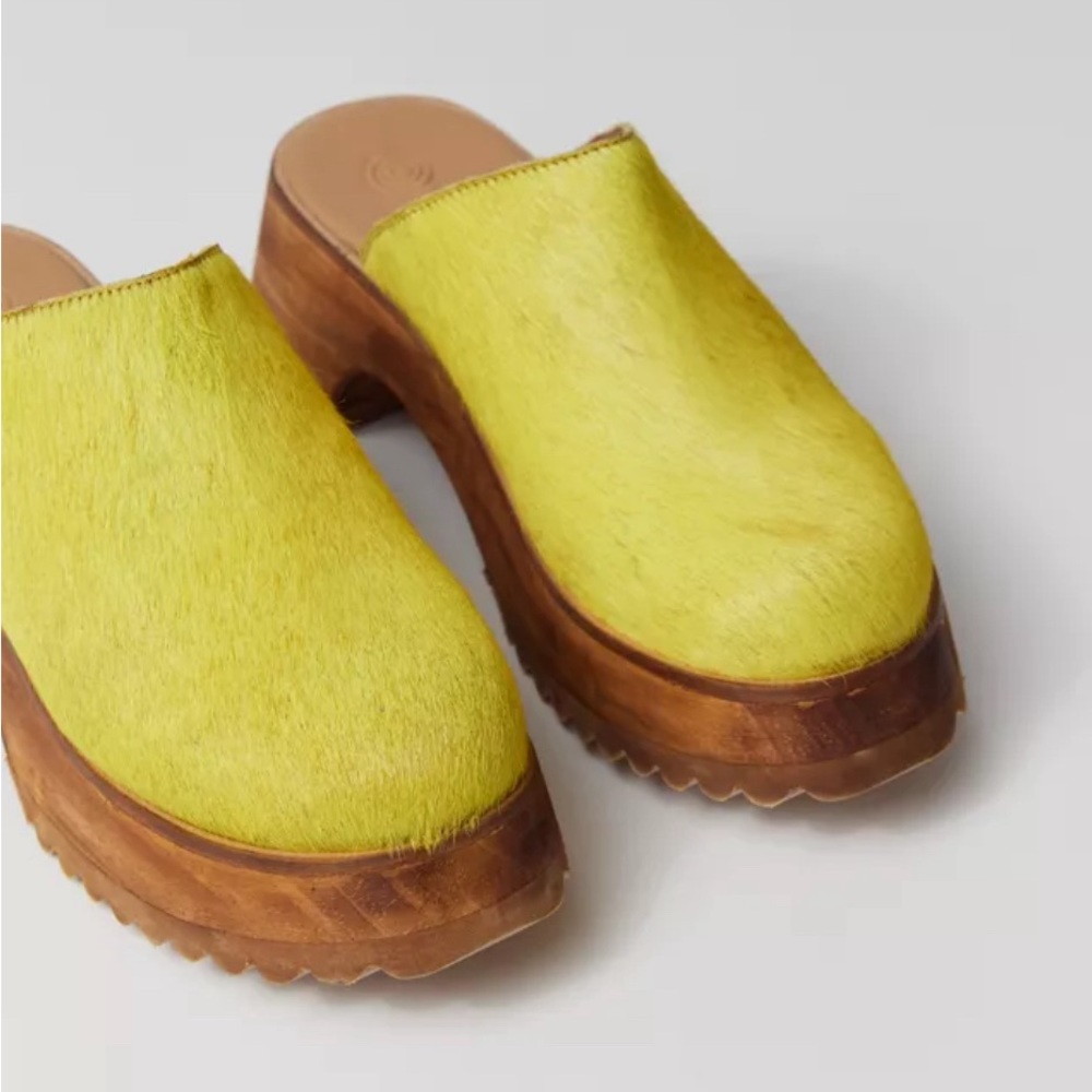 Urban Outfitters Yellow Mules